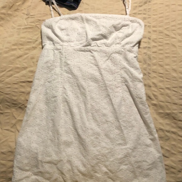 White mini sun dress